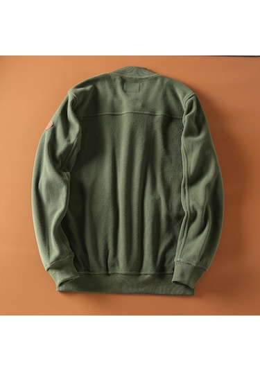 İlkbahar Ve Sonbahar Erkek Beyzbol Yakalı Günlük Ceket Siyah