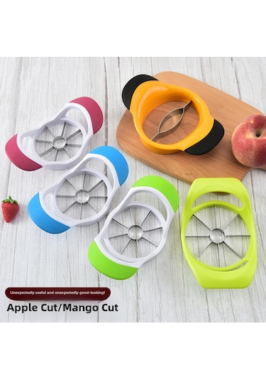 Qingmipy Çelik Meyve Dilimleyici: Elma, Mango Ve Çeşitli Meyveler İçin Çok Amaçlı Ev Kullanıma Hazır Alet Diğer