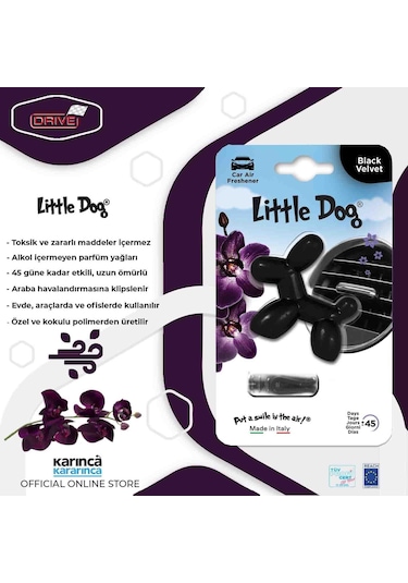 Little Dog Araba Kokusu Black Velvet Siyah Kadife