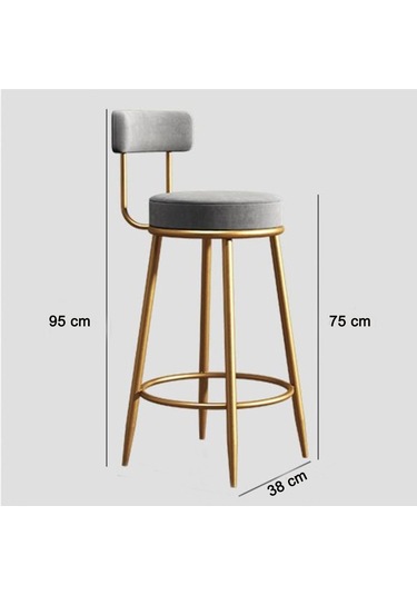 Halley Bar Taburesi Arkalıklı - Gold Esb