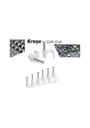Çelik Beton Çivili Kroşe 4 Numara - 8 Mm 2X4 Antigron (100 Adet)
