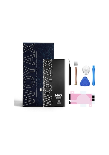 Woyax by Deji Apple Uyumlu iPhone 13 Premium Batarya 3510 Mah Yüksek Kapasite