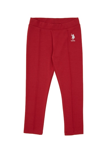 U.s. Polo Assn. Kız Çocuk Vişne Tayt 50296370-vr223 Bordo