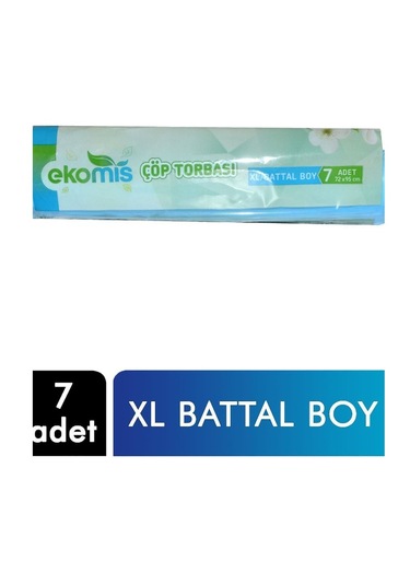 Ekomis Çöp Torbası Battal Boy Xl 7 Adet 70x90cm