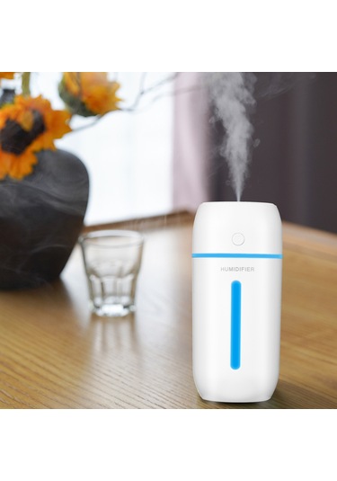 Suofeng F8 Usb Nemlendirici - 320ml Su Tankı, 2 Ateşleme Modu, 8 Saat Kullanım Süresi, Sessiz Çalışma, Beyaz, Ev/ofis/seyahat İçin