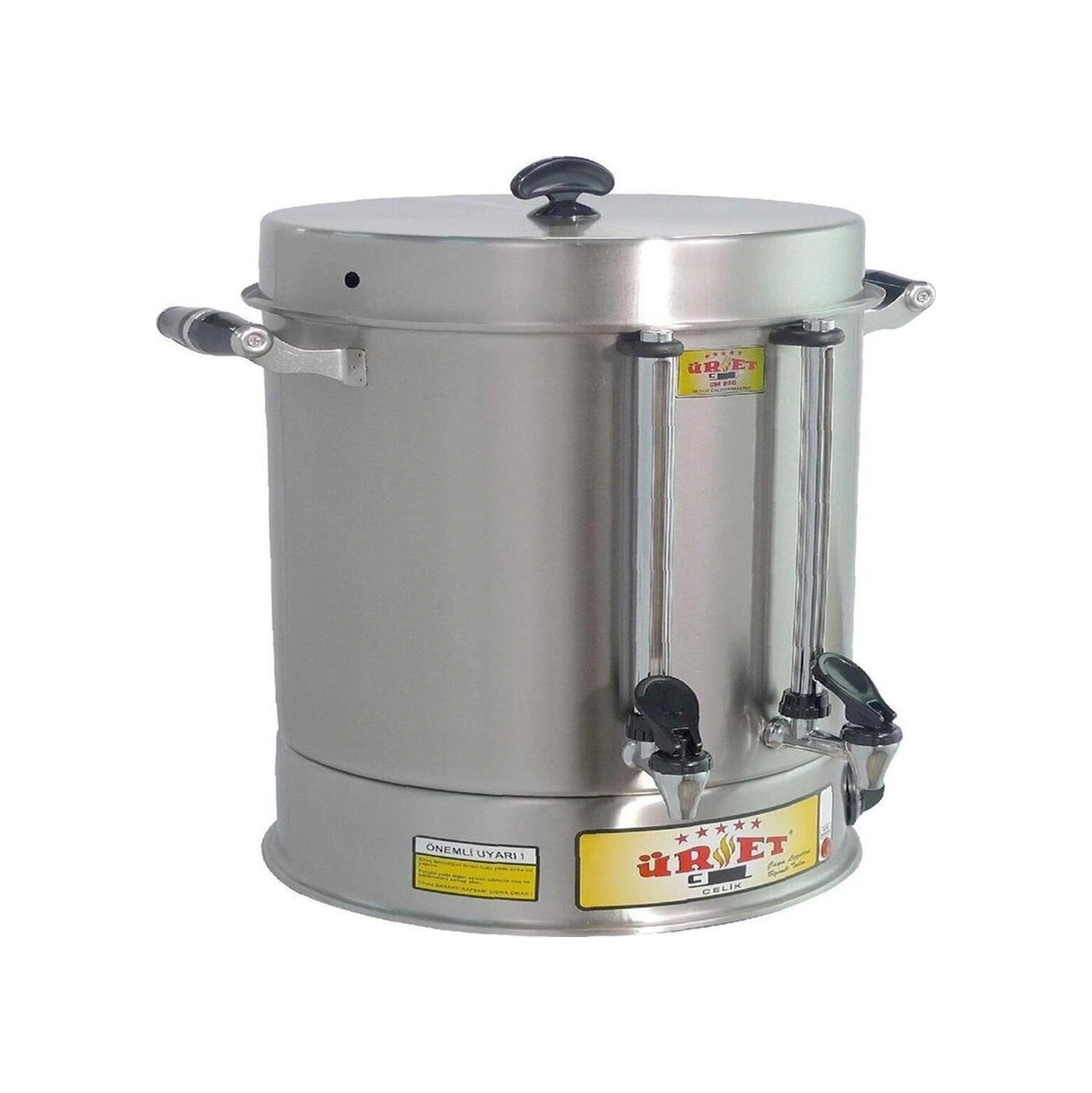 Üret Çelik 22 Litre Metal Musluklu Çay Makinesi - 250 Bardak-71241