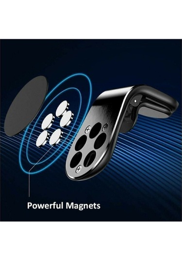 Araba Cep Telefonu Tutacağı Yeni Nesil Manyetik Telefon Tutucu Süper Güçlü Mıknatıs Mıknatıslı Siyah