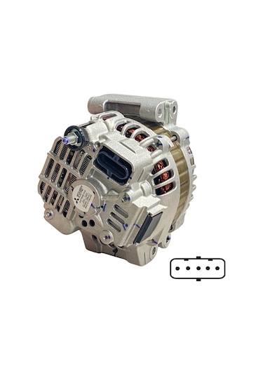 Mitsubishi 24V Alternatör Dinamo 100 A W-L-15-S-Dfm Soketli 5 N11.172