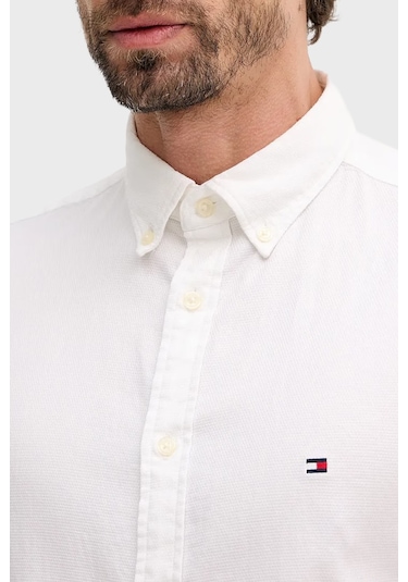 Tommy Hilfiger Erkek Gömlek Mw0mw41684 Ybr Beyaz Beyaz Tommy Hilfiger Erkek Gömlek Mw0mw41684 Ybr Beyaz Beyaz