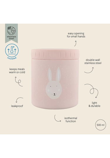 Trixie Mrs.rabbit - Termal Yemek Kabı 500ml Karışık