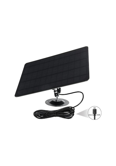 Trendooze 360 Dönebilir Ip67 Su Geçirmez 10w Usb Güneş Paneli - Kamera Ve Akü Şarj Uygun
