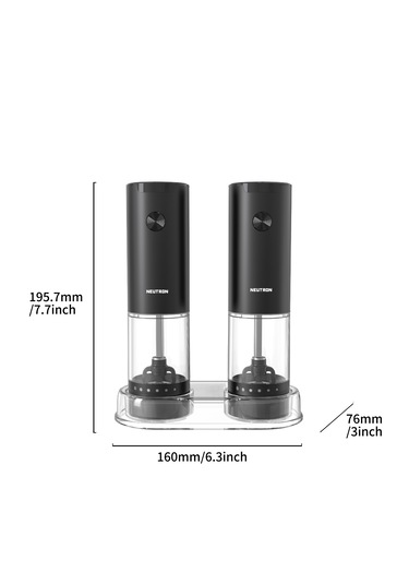 Neutron Ntl-pg-33d Elektrikli Çiftli Baharat Öğütücü