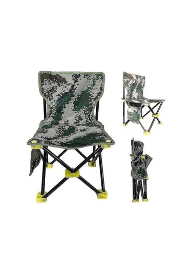 Bloomnest Taşınabilir Sırt Destekli Kaymaz Tuval Sandalye, Açık Hava, Plaj, Balıkçılık, Kamp İçin A1148 Altın-siyah Altın - Siyah