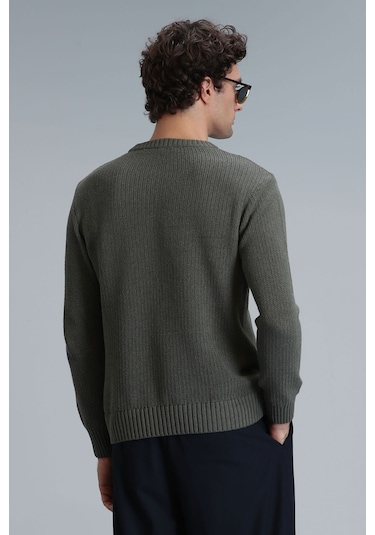 Lufian Ice Erkek Kazak Yeşil Yeşil 111090089100600 Yeşil