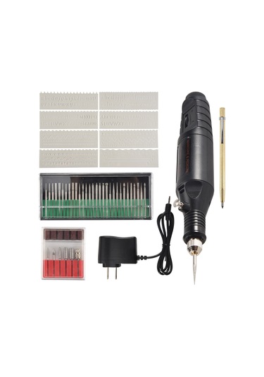 Elektrikli Gravür Kalemi, Metal Cam Abd Fişi İçin Gravür Alet Seti