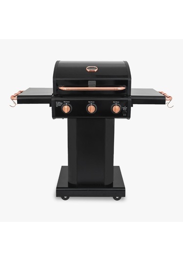 Kenmore Gazlı Barbekü 3 Ocaklı Siyah - Bakır Siyah Bakır