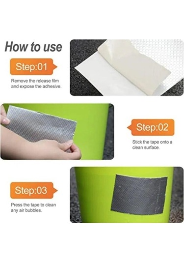 Pazly 10m Alüminyum Bant, Butil Sızdırmaz, Su Geçirmez, Yüksek Sıcaklık, D Etiket, Süper Yapışkanlı, Çatı Onarımı, Borular İçin, 56790391