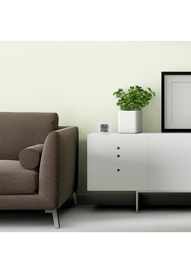 Lemestar Dijital Odalar İçin Sıcaklık Ve Nem Ölçer -10 C/+70 C 10-99%rh, Hassas Sensör, Gülümseyen Yüz, Düğme Pil İle Mini Abs Termohigrometre