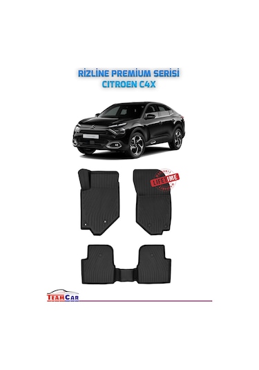 Teamcar C4x 2023 Sonrası Uyumlu Premium Serisi Havuzlu Paspas
