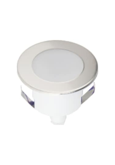 Duvara Gömme 8 Cm Çaplı Yuvarlak Aydınlatma