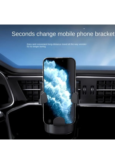 Xuweiwei Black Çok Amaçlı Araç Bardak Askısı Kancası - Dayanıklı Plastik Telefon Su Şişesi Havalandırma Depolama İçin