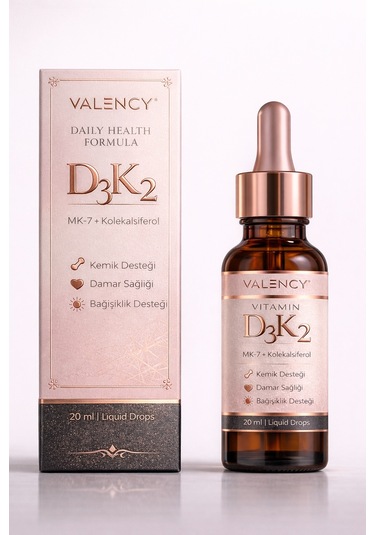 Valency Health D3K2 Takviye Edici Gıda 20 ML