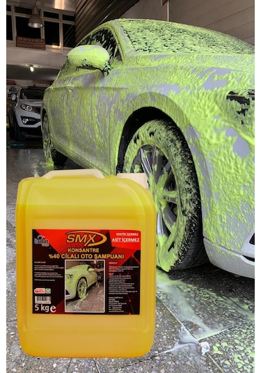 Smx %40 Cilalı Oto Yıkama Şampuanı 5 Litre