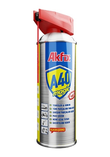 Akfix A40 Çok Amaçlı Yağlayıcı Ve Pas Önleyici 400 ML