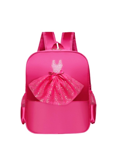 Suntek Bale Dans Sırt Çantası Sıradan Sevimli Ayakkabı Kırmızı Dantel Kırmızı