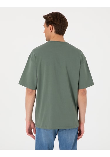 Pierre Cardin Erkek Haki Tişört 50310155-vr027 Haki