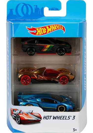 Hotwheels 3 Lü Üçlü Araba K5904