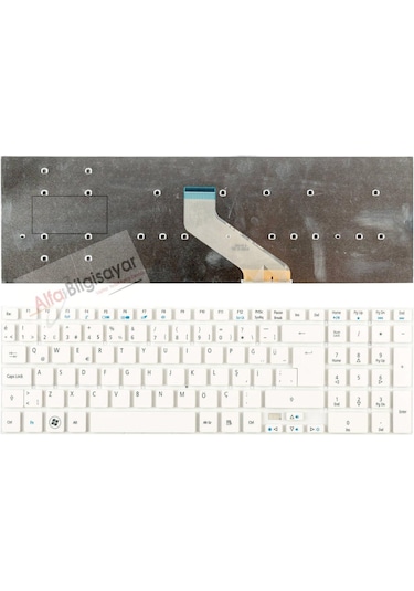 Packard Bell Tv44-Hr, Tv44-Hr-601Tk, Vg70 Klavye Beyaz Renk Tuş T