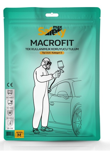 Maxsafety Macrofıt Dısposable Coveralls