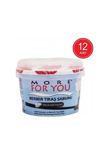 More For You Berber Tıraş Sabunu 12 x 140 G