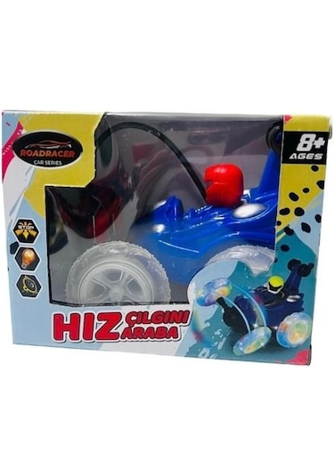 Can Uzaktan Kumandalı Işıklı Çılgın Akrobat Araba