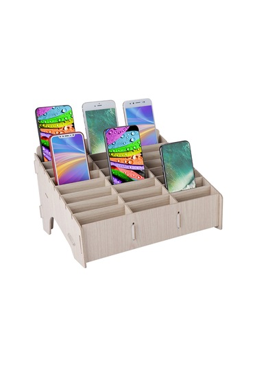 Ahşap Telefon Saklama Kutusu - Huiliang