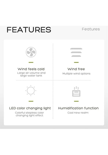 Jzcat- Trend Ön Çizgisi Taşınabilir Usb Mini Klima Nemlendirici