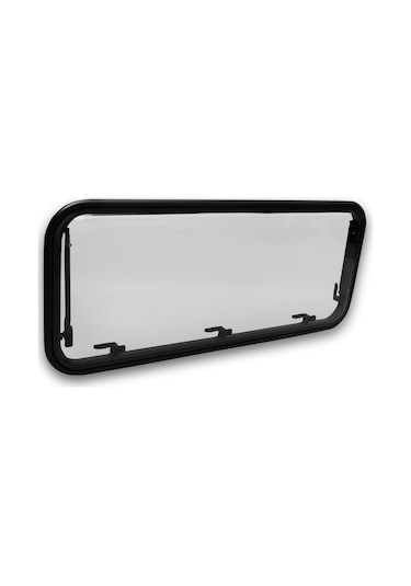 Babarvy 120x50cm 90 Amortisörlü Karavan Camı / Pencere Siyah