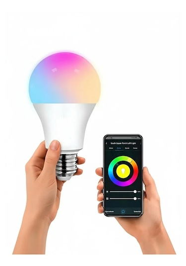 Akıllı Rgb+cct Led Ampul L Wıfı Özelliği L 9w A+ Enerji Tasarruflu Lamba Ev Dekor 1