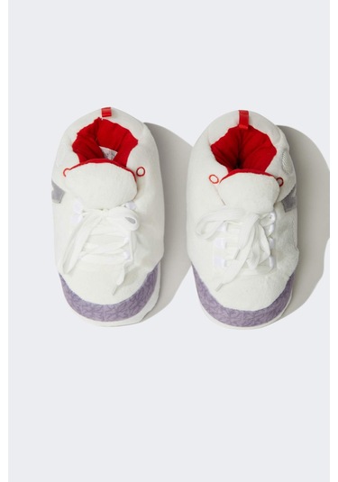 DeFacto Erkek Çocuk Sneaker Görünümlü Pelüş Panduf C8626A824WNWT1