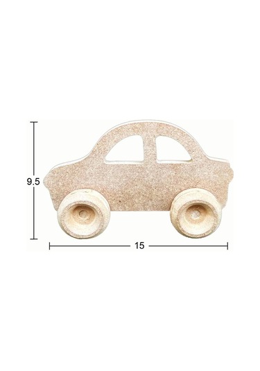 Ahşap Oyuncak Araba 15x9,5cm Oy105