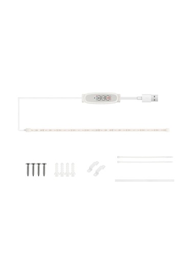 Konesam Bitkisel Büyüme Led Işık Şeridi: Pembe-mor Spektrum, 4 Aydınlatma Seviyesi, 24 Saatli Zamanlayıcı 3h/9h/12h , Usb Tak Ve Kullandır, 50cm Uzunluk