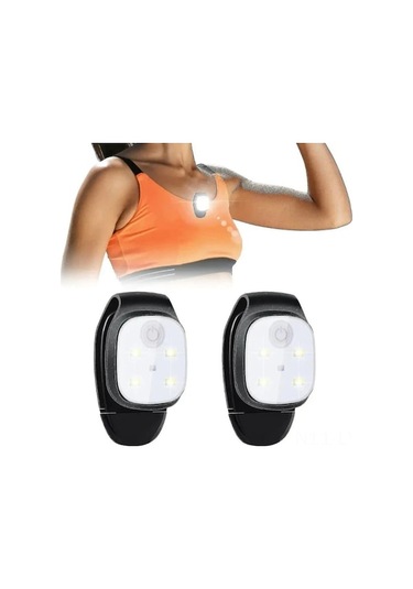 Usb Şarjlı 2'li Paket Gece Koşu Işığı - 150 Lümen, 4 Mod, Su Geçirmez Çok Renkli Çok Renkli