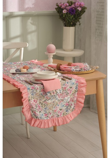 Karaca Home Alice Dertsiz Runner 45x150 Cm Pembe Pembe
