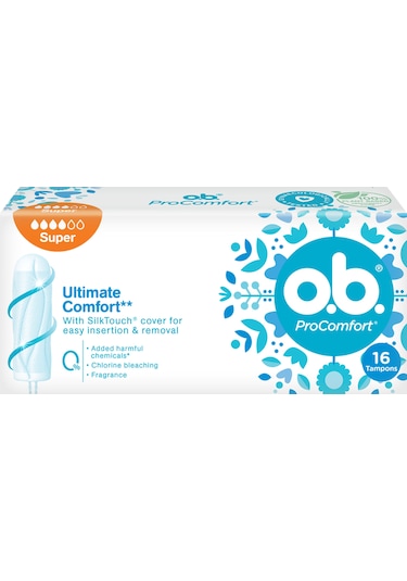 O.B. ProComfort Tampon Süper 16'lı