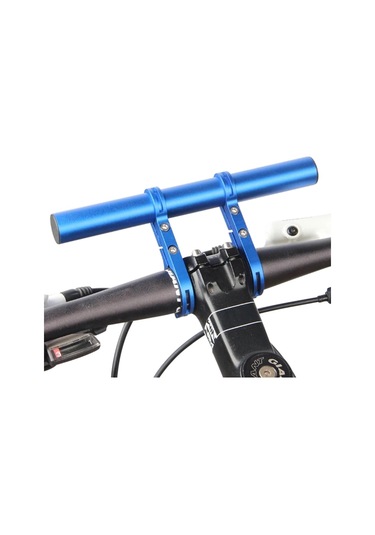 Bisiklet Gidon Bisiklet El Feneri Tutucu Gidon Bisiklet Aksesuarları Genişletici Montaj Braketi Mavi Mavi