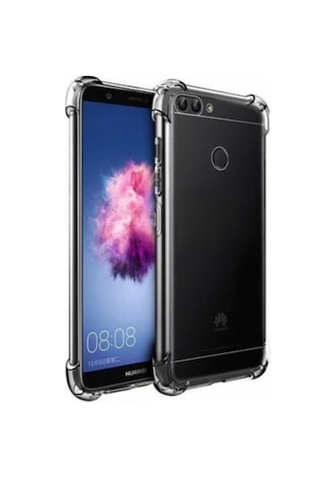 Huawei P Smart 2018 Shockproof Ultra Koruyucu Seffaf Sert Silikon 455935819