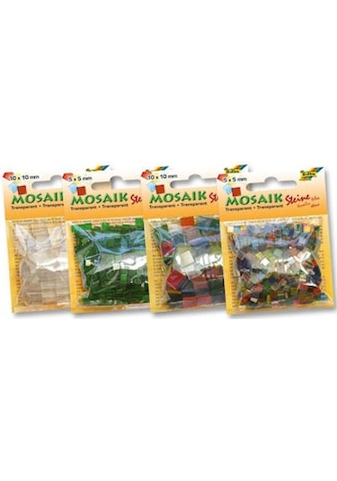 Folia Transparan Mozaik 10X10 Mm. 190 Adet Çikolata