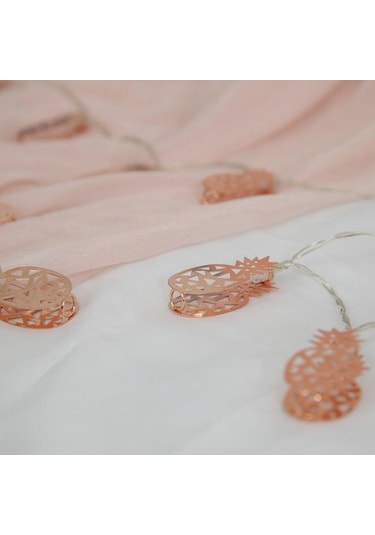 Hdmarketim Altın Sarısı Ananaslı Led Gün Işığı Gece Lambası Dekor