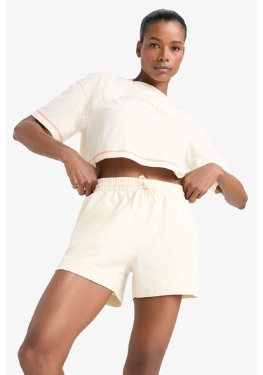 DeFactoFit Standart Fit Sporcu Kısa Paça Basic Düz Şort Z6696AZ25SMBG700